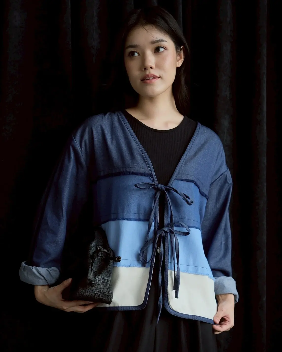 Alternative view of Giza Denim Outer Medium Blue
