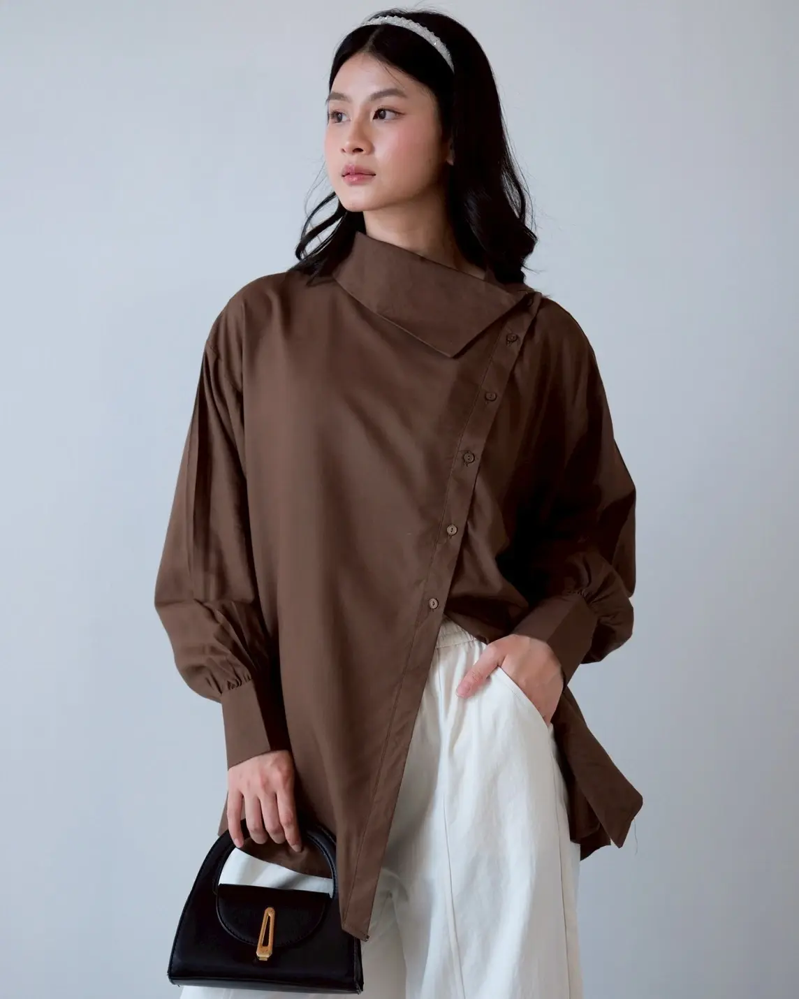 Alternative view of Amana Shirt Kode 1475 Brown