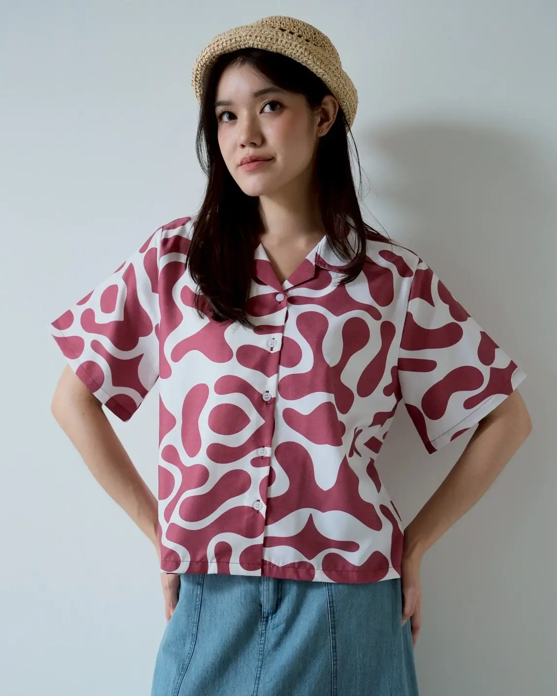 Amoeba Shirt Red