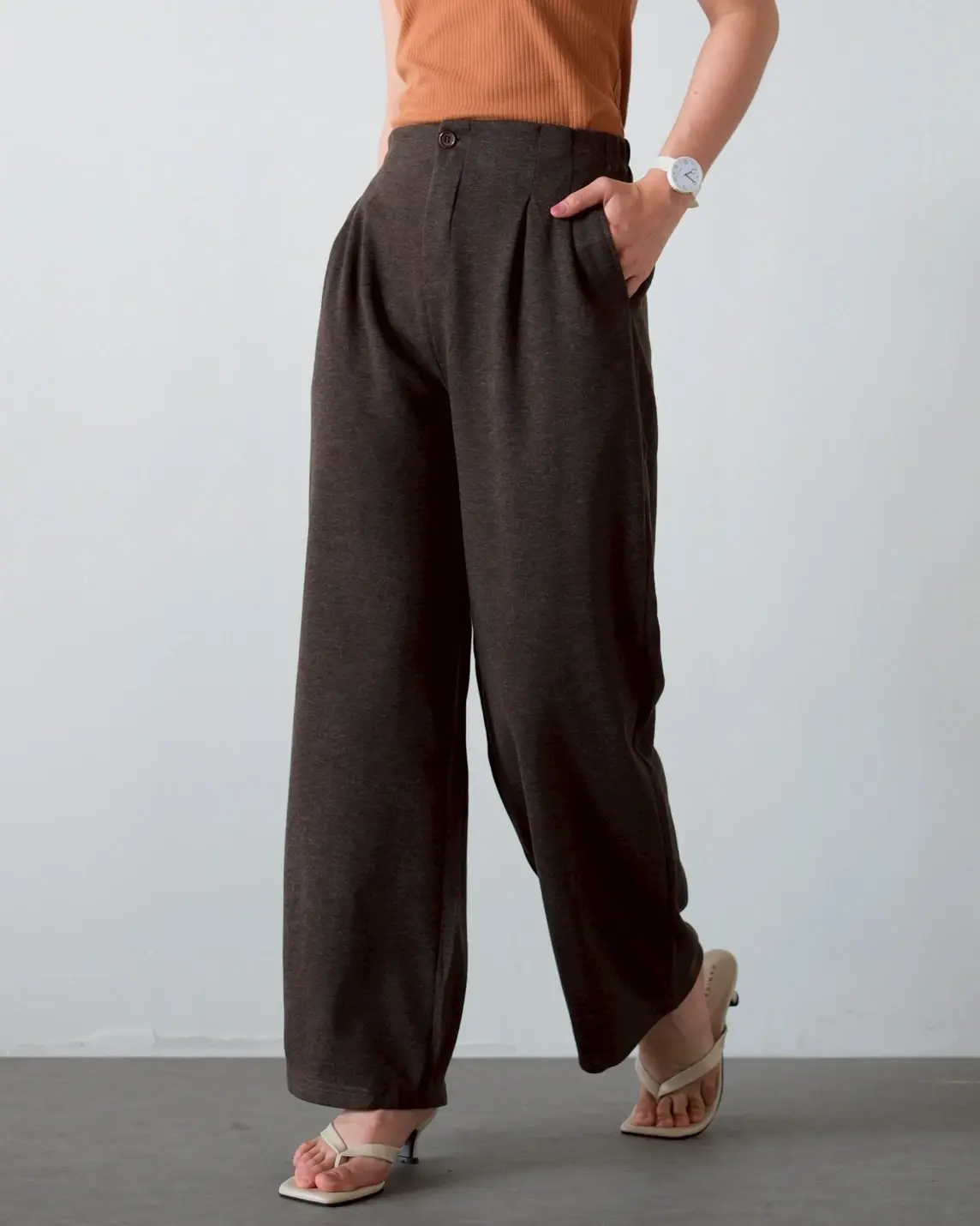 Berona Cullote Pants Kode 146L Coffee