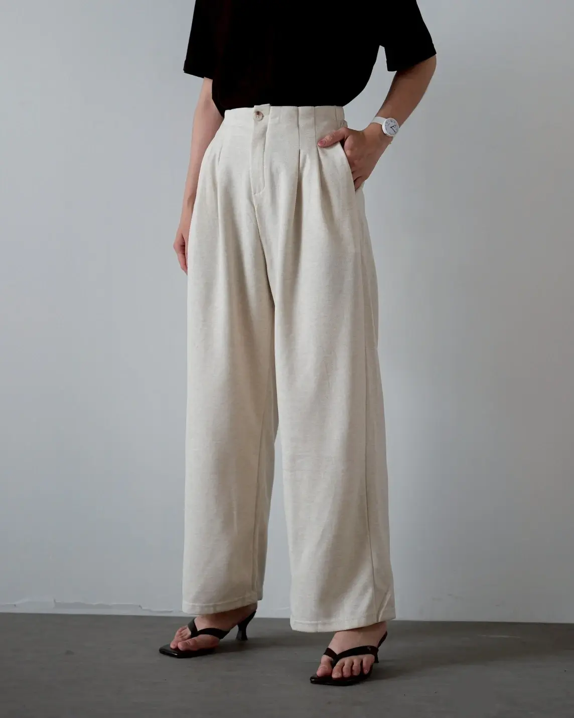 Berona Cullote Pants Kode 146L Cream