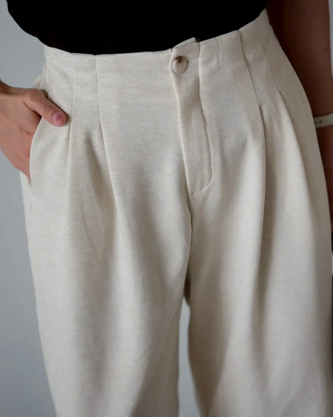 Berona Cullote Pants Kode 146L Cream - Image 2