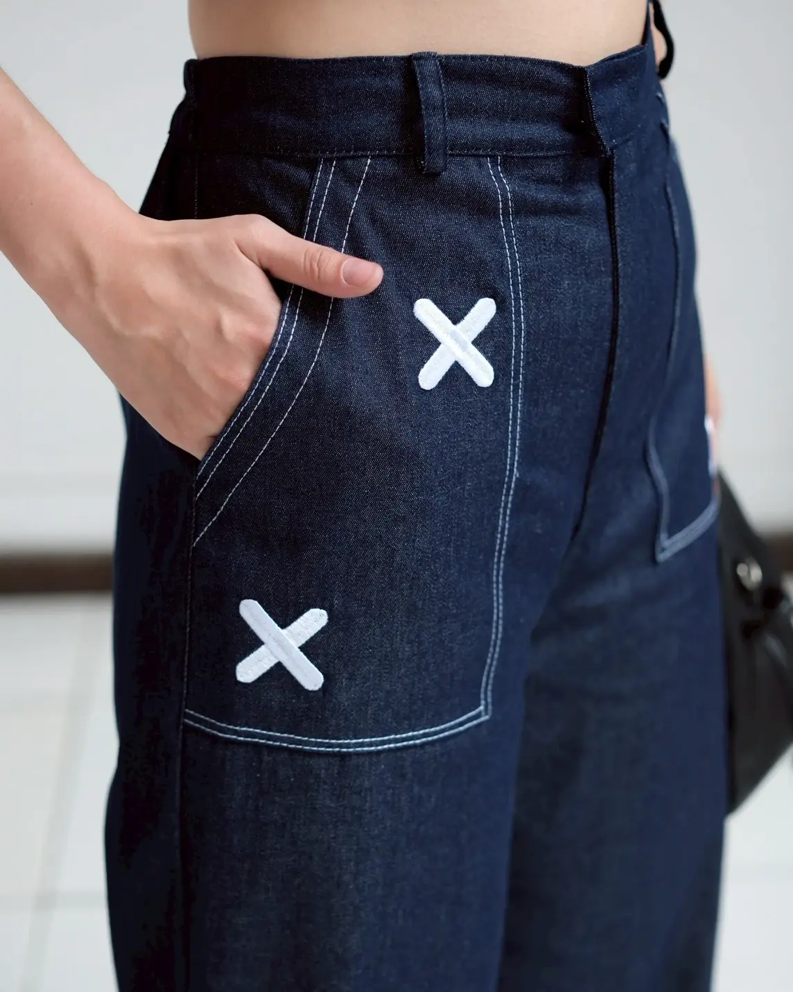 Alternative view of Dasa Denim Pants Dark Blue