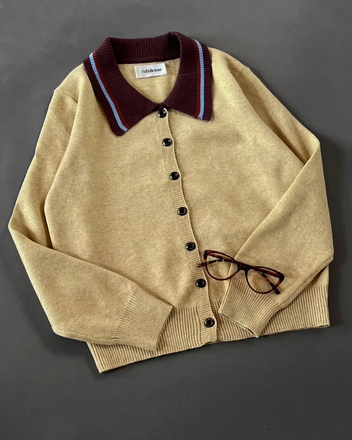 Eliska Longsleeve Kode 214K Mustard - Image 2
