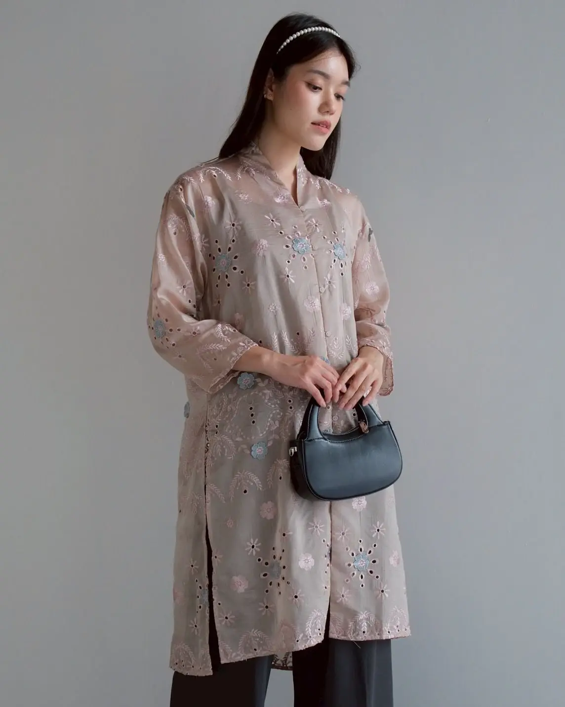 Hapzia Tunik Kode 80126.2 Nude - Image 2