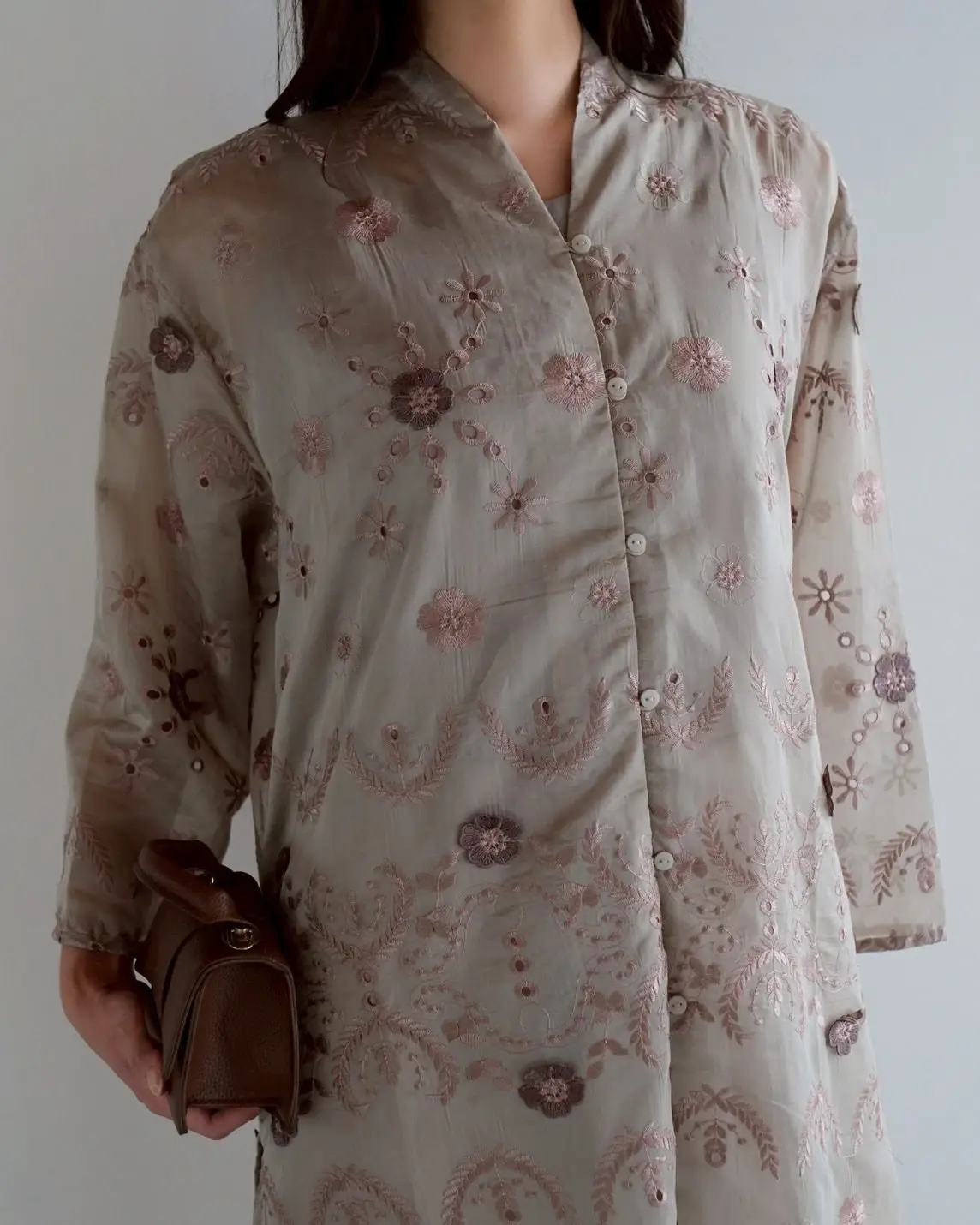 Hapzia Tunik Kode 80126.2 Grey - Image 2
