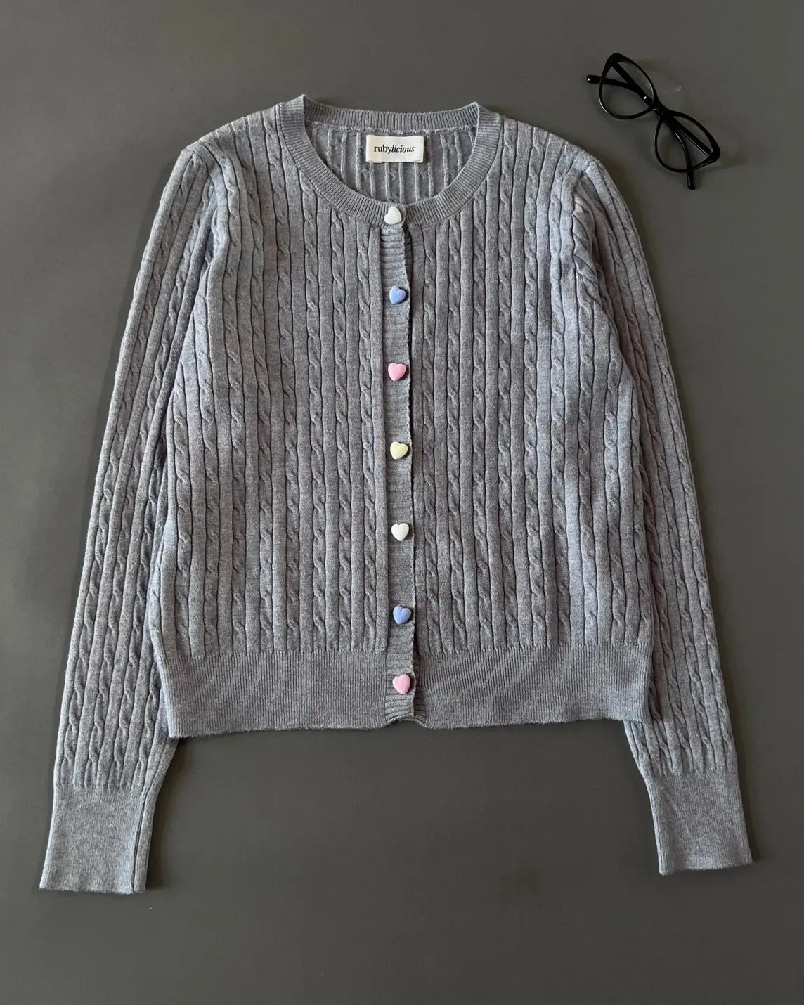 Janeika Cardi Kode 178K Grey - Image 2