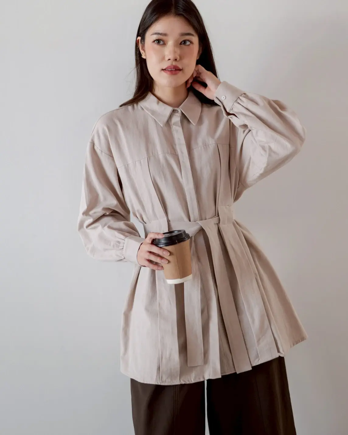 Molita Shirt Kode 1484 Beige