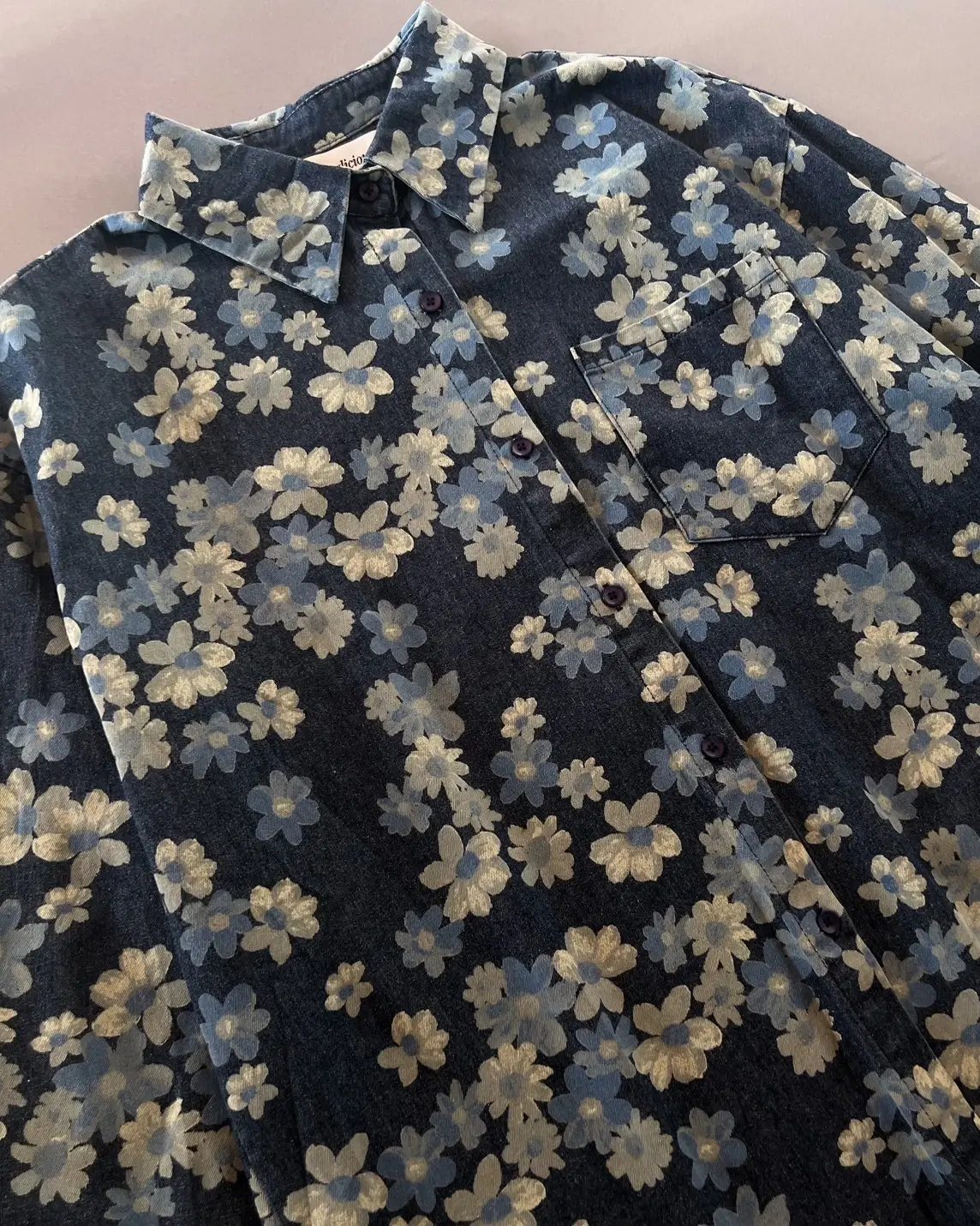Ilse Denim Shirt Kode 13L Dark Blue