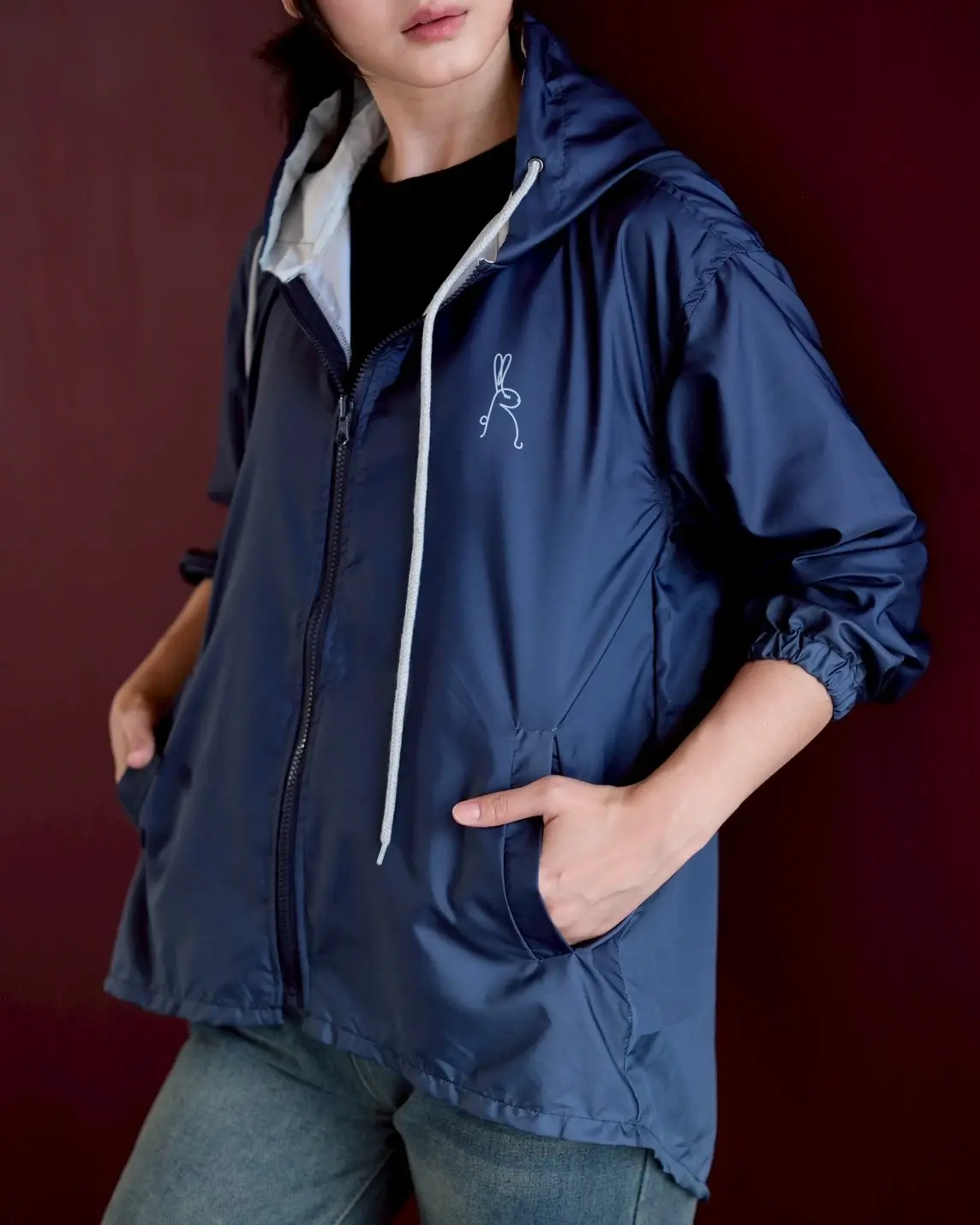 Naima Jacket Navy - Image 2