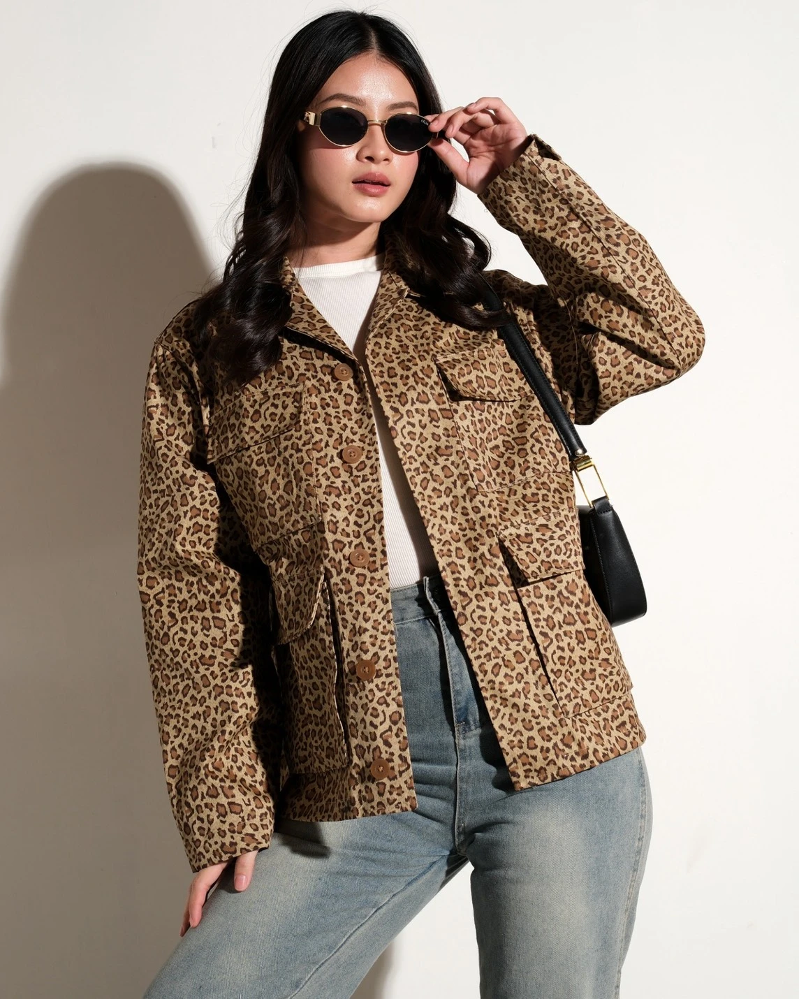 Archie Leopard Jacket Kode 26323