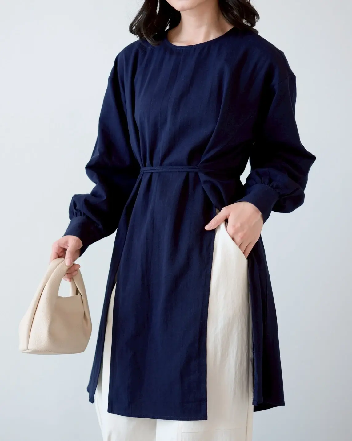 Soleil Tunic Kode 1438 Navy - Image 3