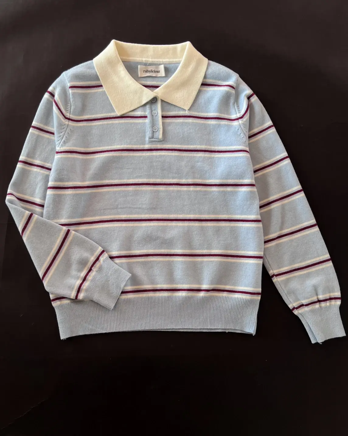 Velia Stripe Longsleeve Kode 297K Blue - Image 2