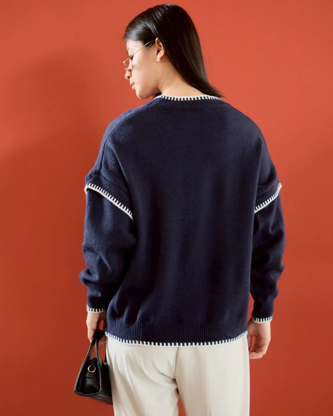 Iviana Longsleeve Kode 211L Navy - Image 2
