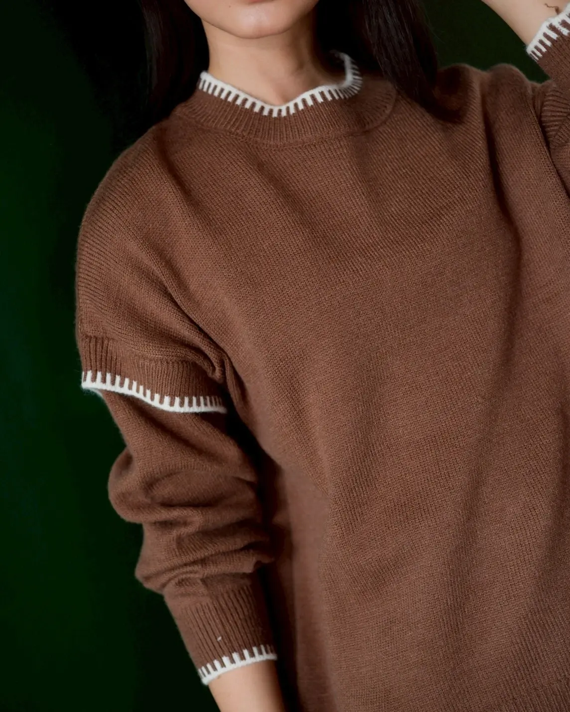 Iviana Longsleeve Kode 211L Brown - Image 2