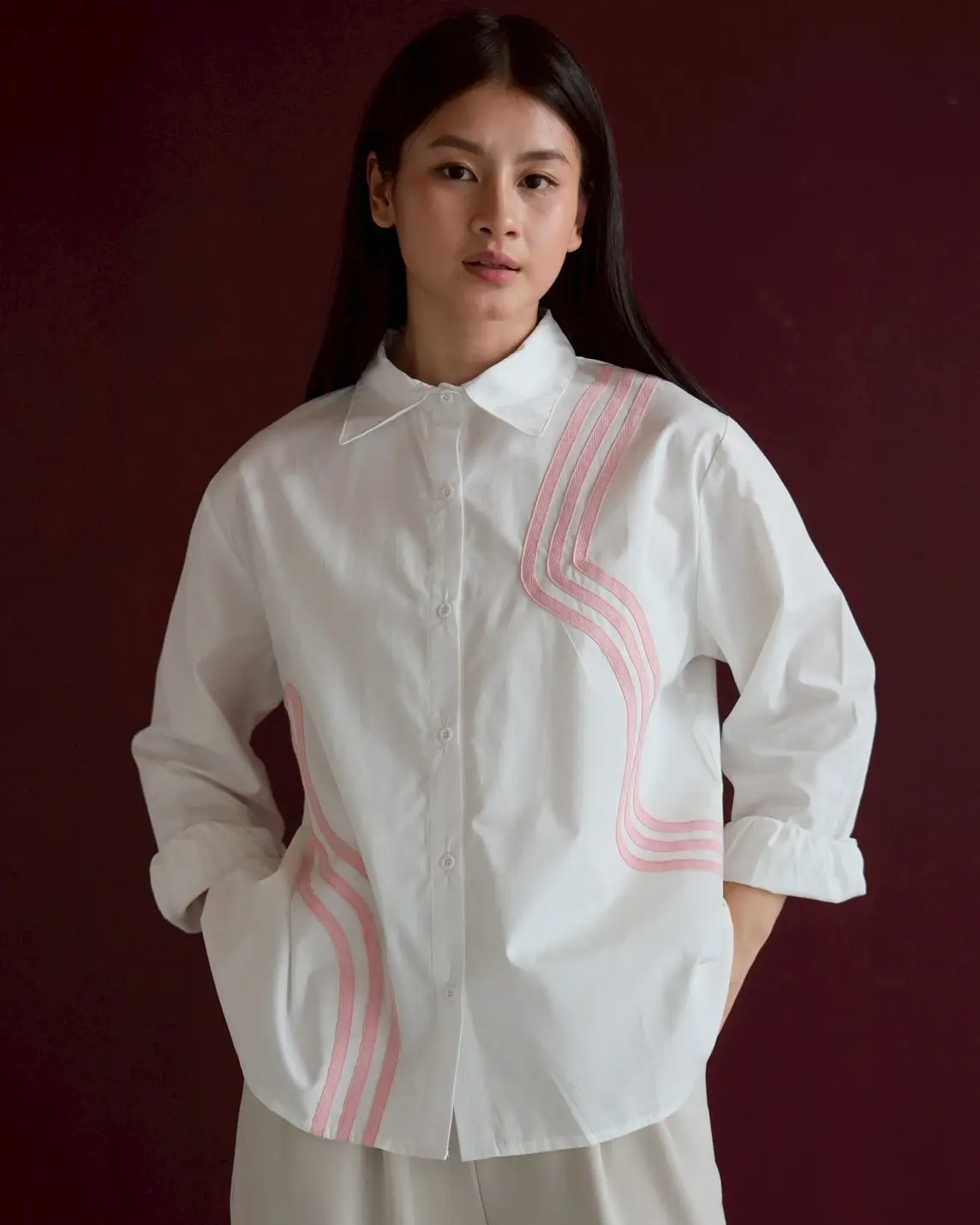Satomi Shirt Broken White