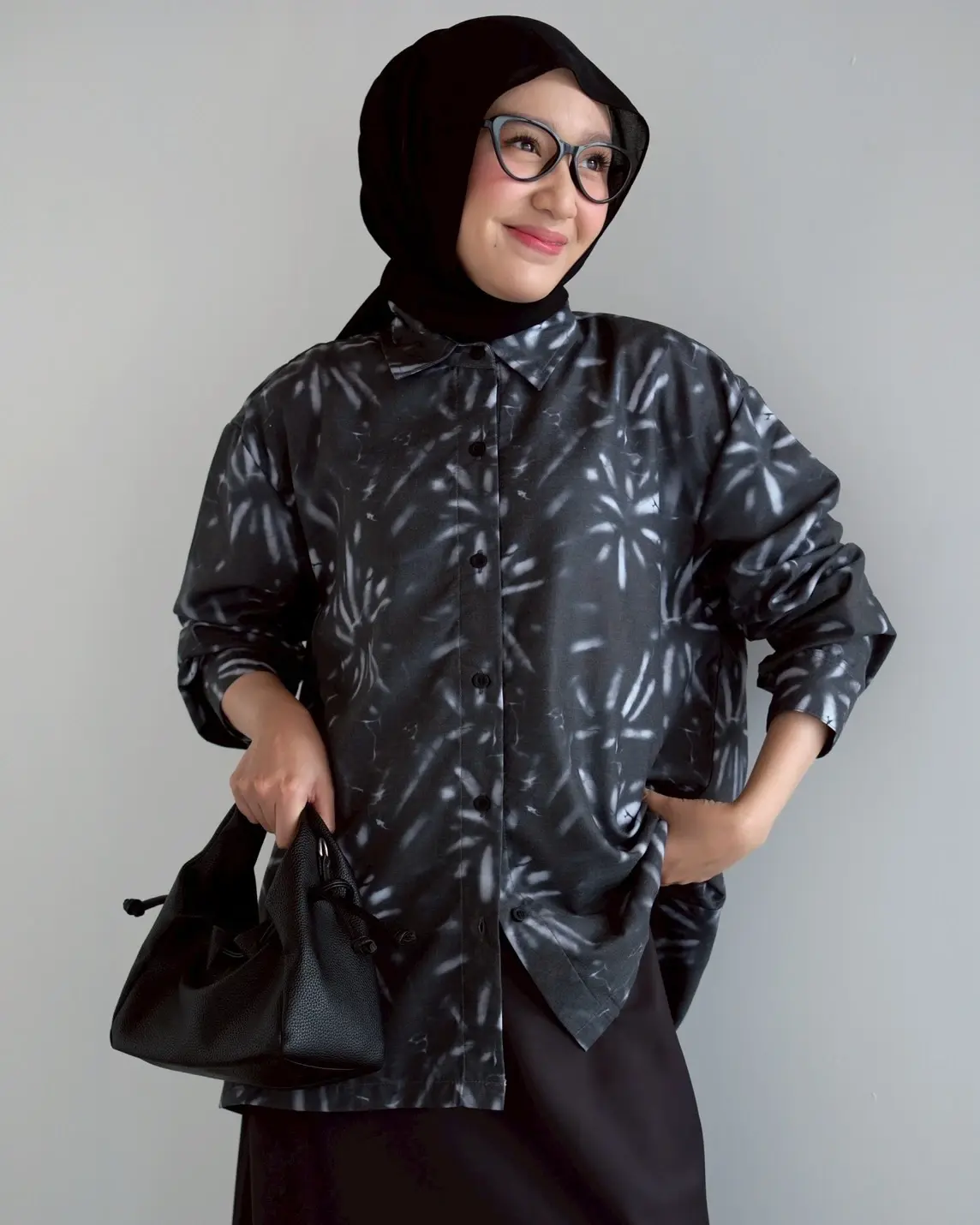 Shibori Shirt Black - Image 2