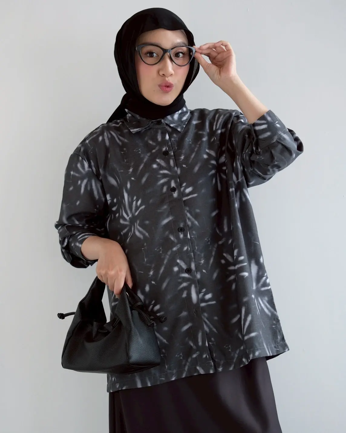 Shibori Shirt Black - Image 3