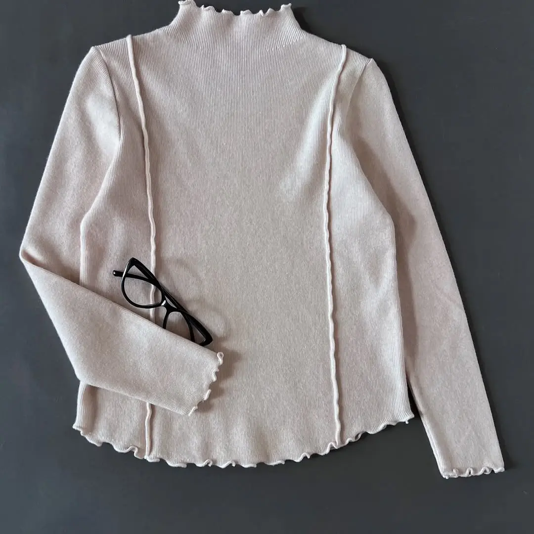 Yoela Turtleneck Longsleeve Kode 188K Beige - Image 3