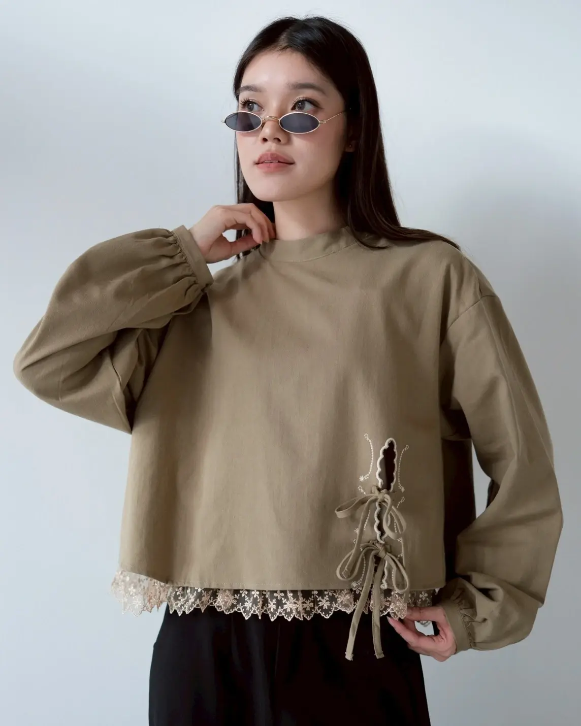 Ananthea Blouse Kode 1447 Olive