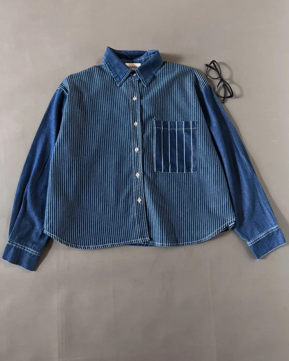 Fritzy Denim Shirt Kode 2126 Dark Blue