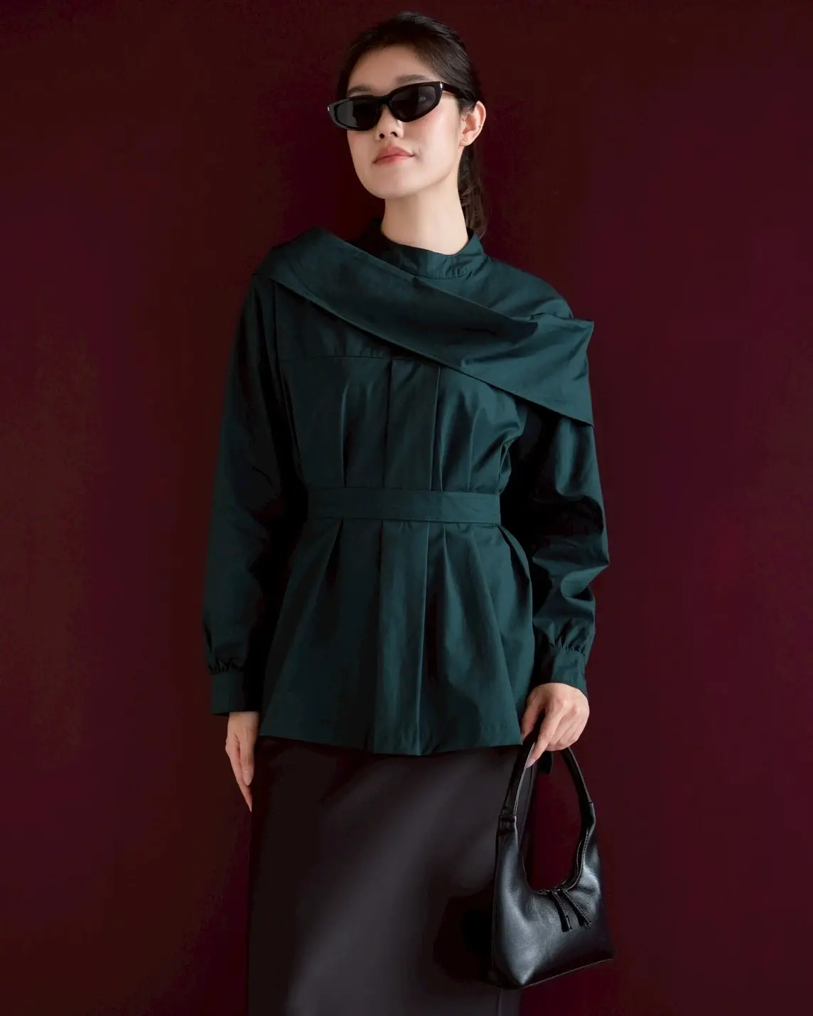 Alternative view of Gorvyn Shirt Midnight Green
