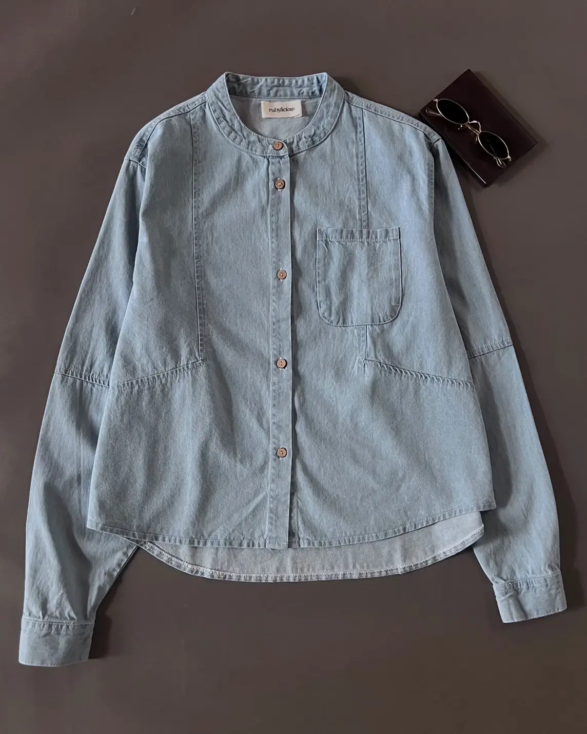 Teagan Denim Shirt Light Blue