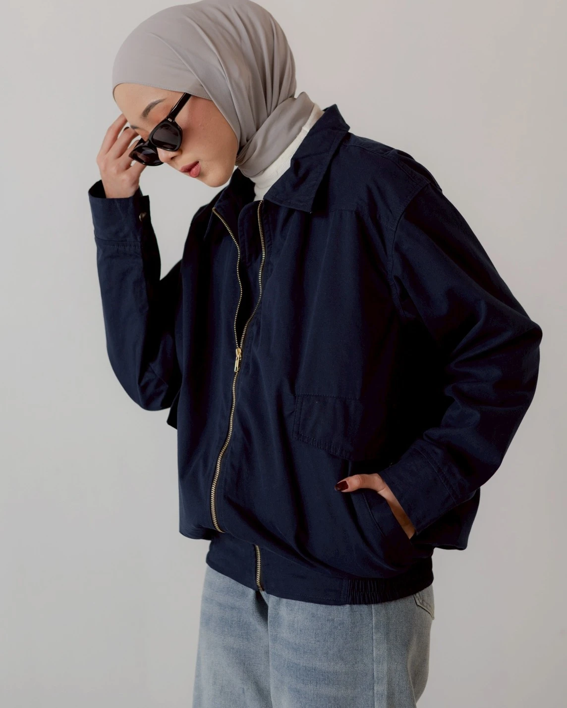 Alternative view of Acelo Jacket Navy
