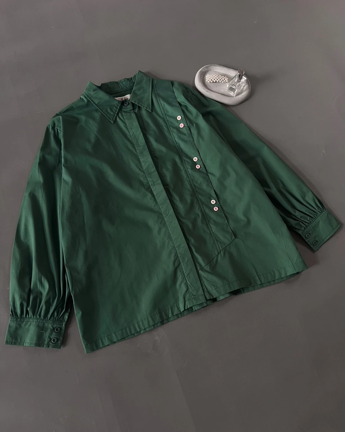 Ariela Shirt Dusty Moss