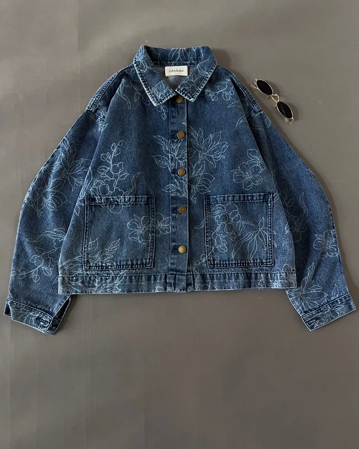Eliane Denim Jacket Kode Ps1029R Medium Blue