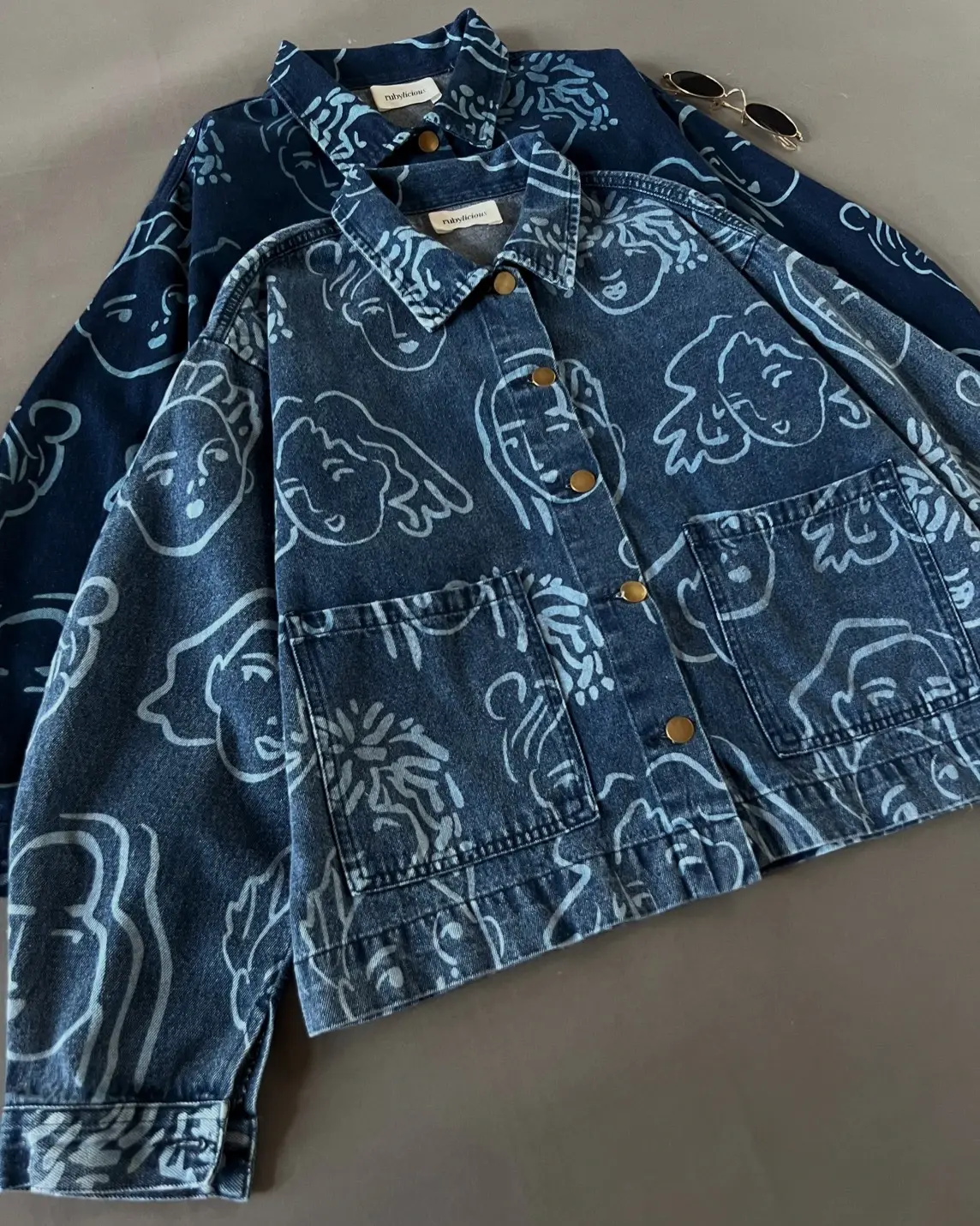 Alternative view of Franka Denim Jacket Kode S1036 Medium Blue