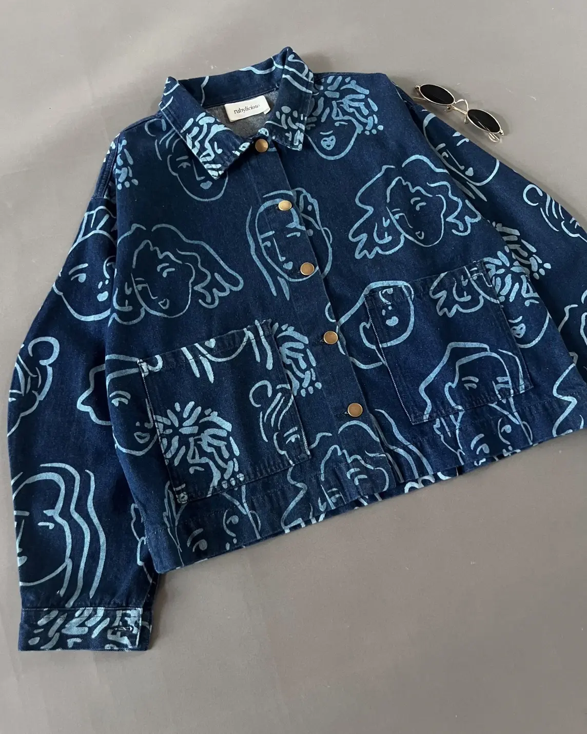 Alternative view of Franka Denim Jacket Kode S1036 Dark Blue