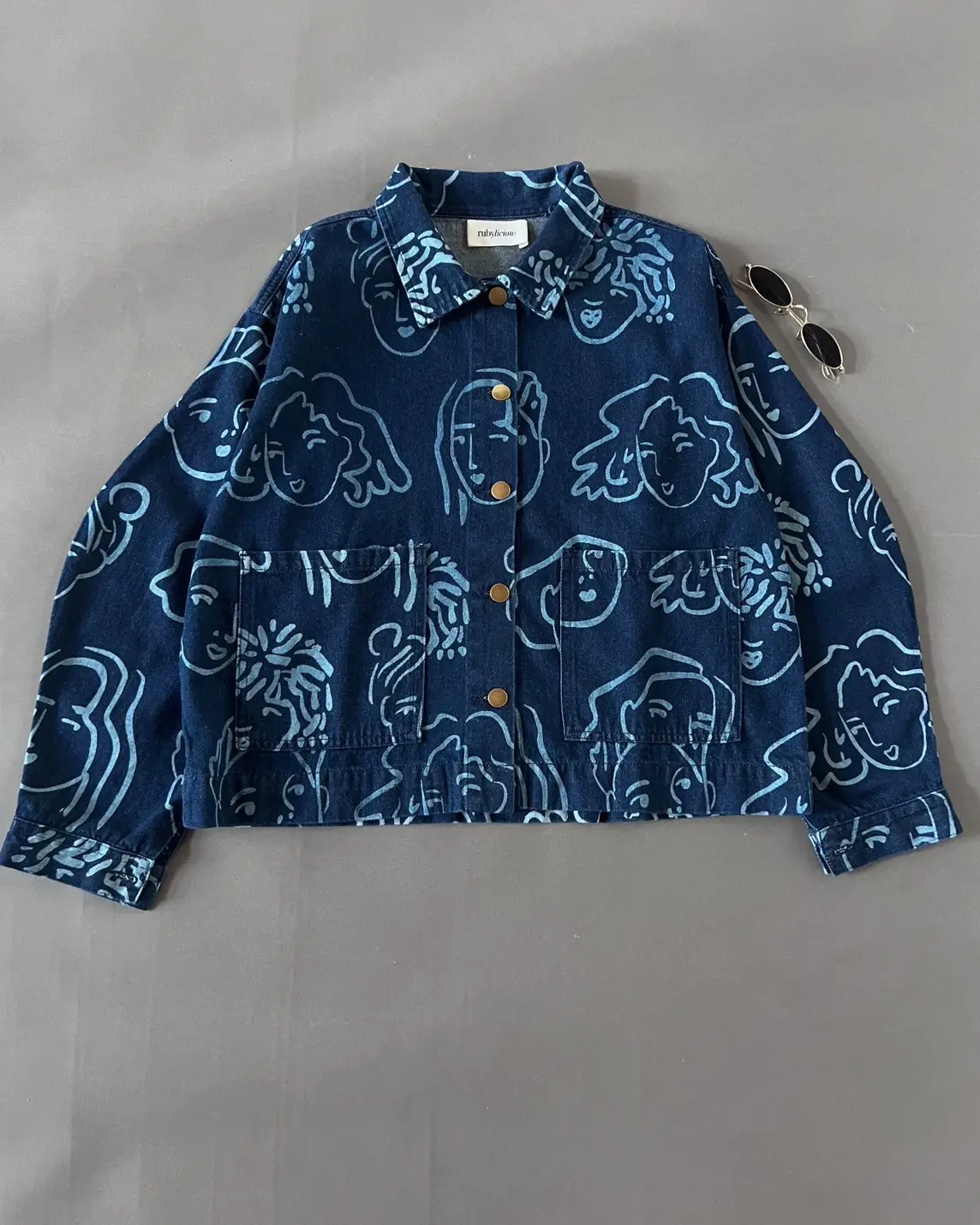 Franka Denim Jacket Kode S1036 Dark Blue