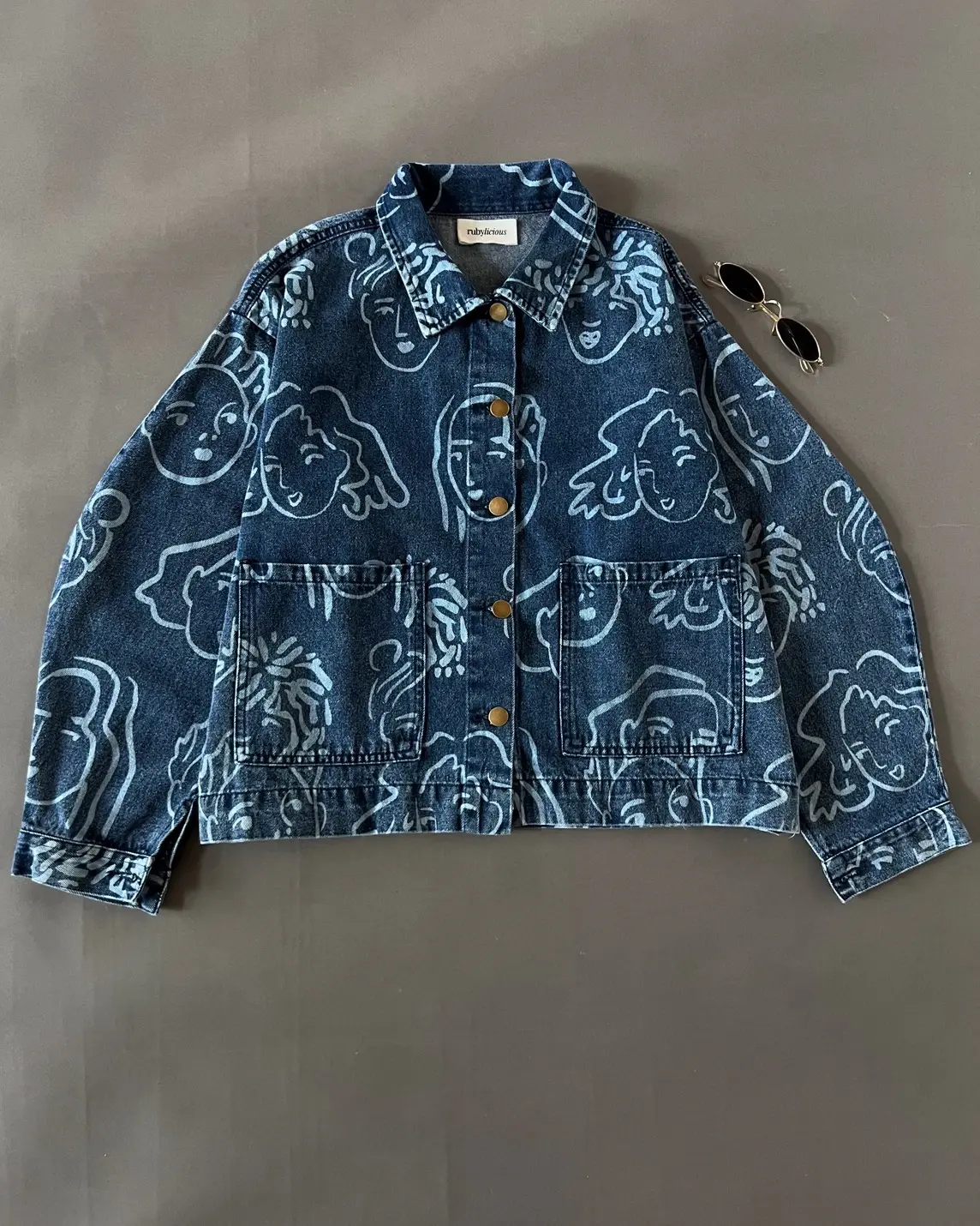Franka Denim Jacket Kode S1036 Medium Blue