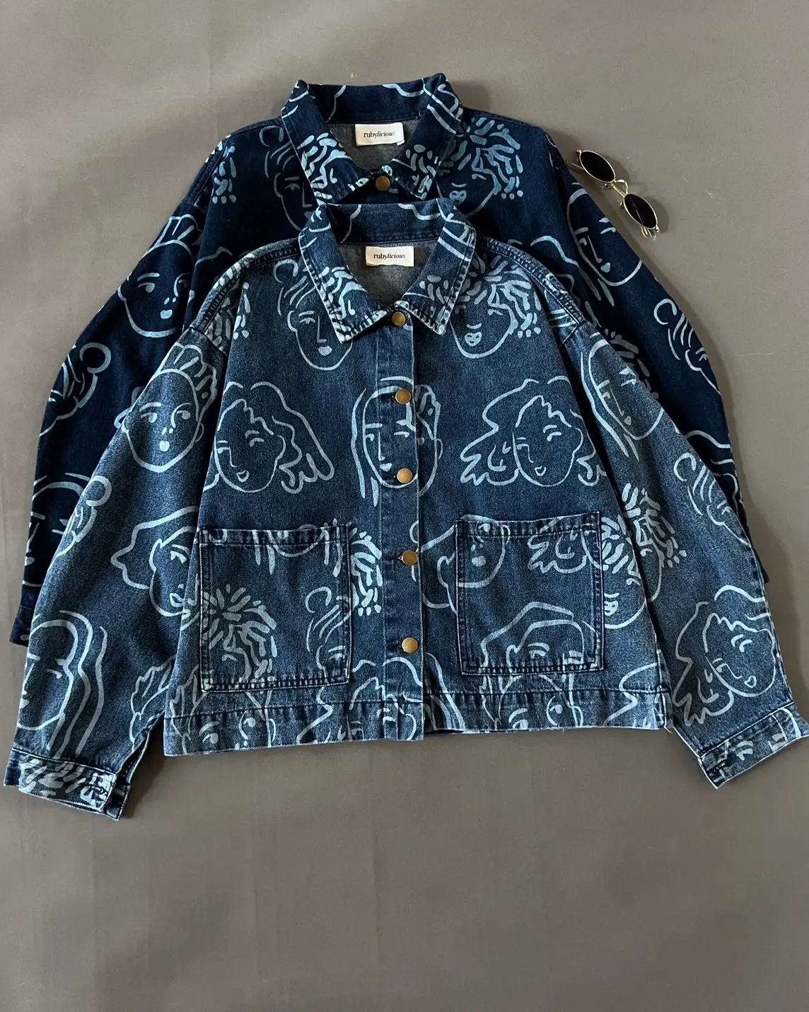 Franka Denim Jacket Kode S1036 Medium Blue - Image 4