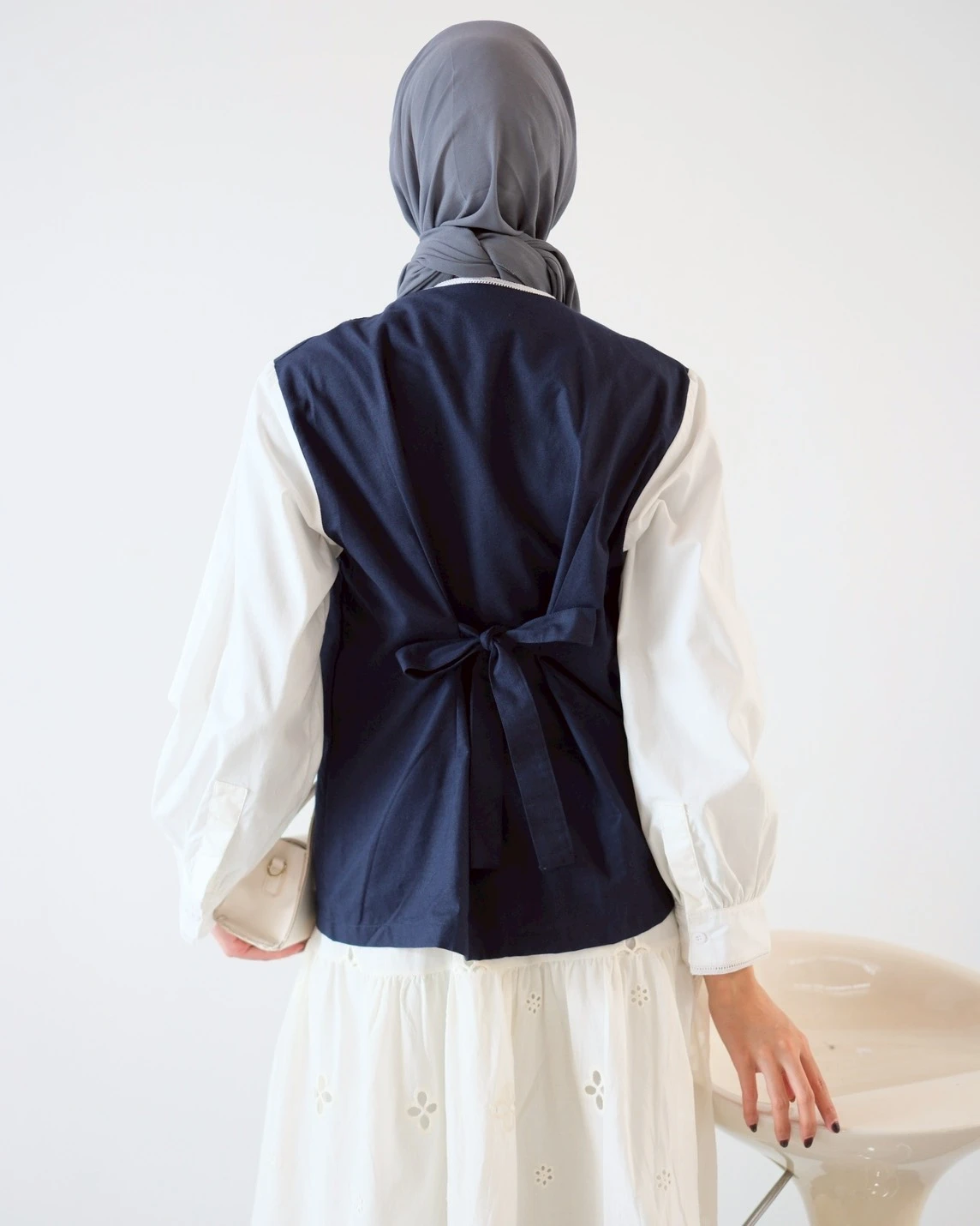 Alternative view of Gileth Blouse Navy