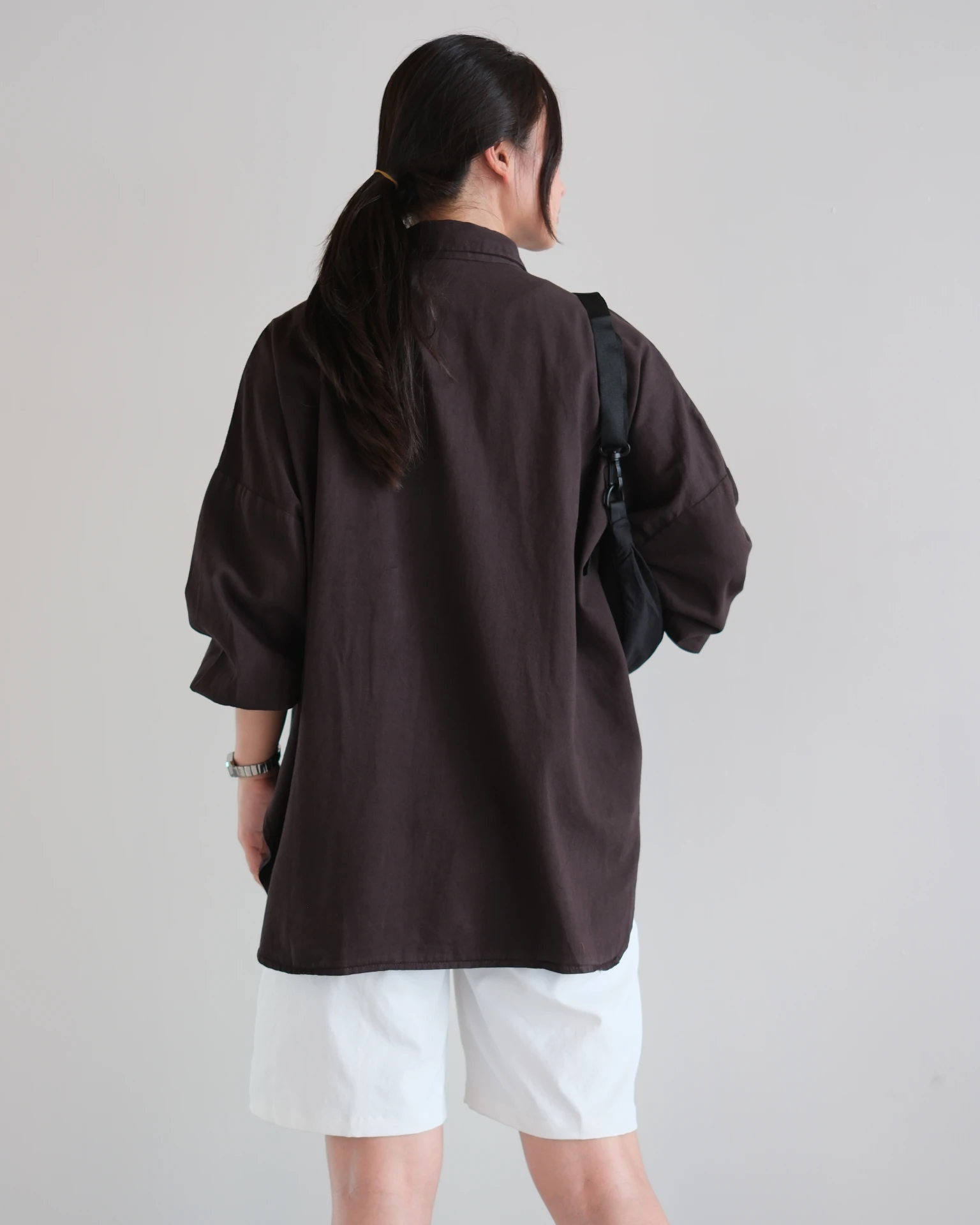 Jacira Denim Shirt Mahogany - Image 3