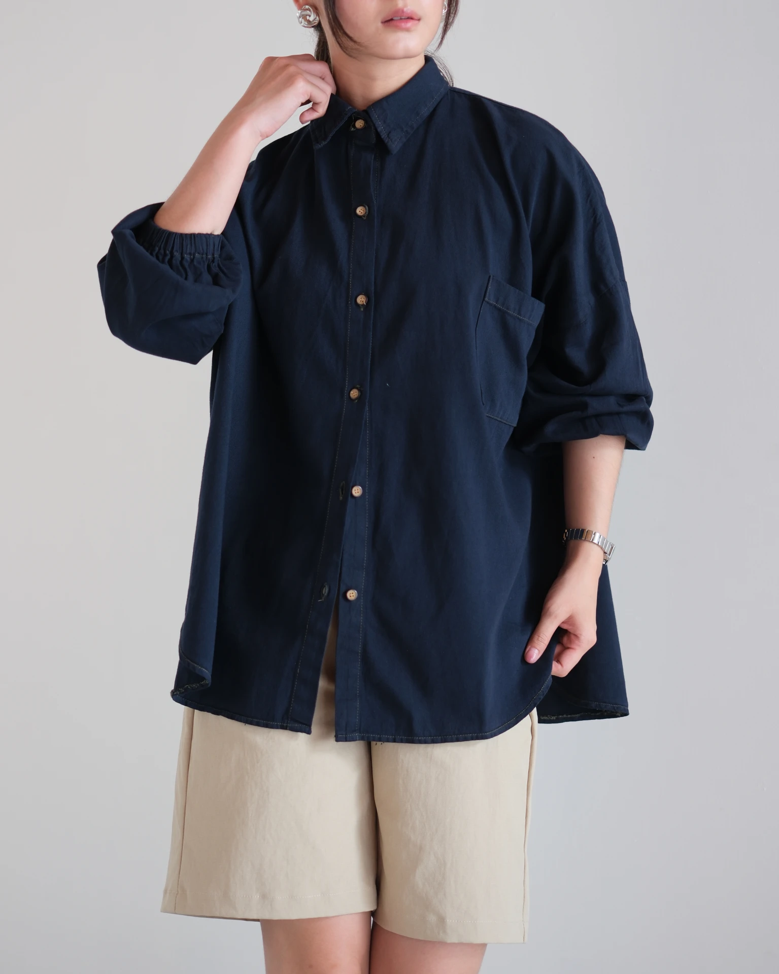 Alternative view of Jacira Denim Shirt Navy
