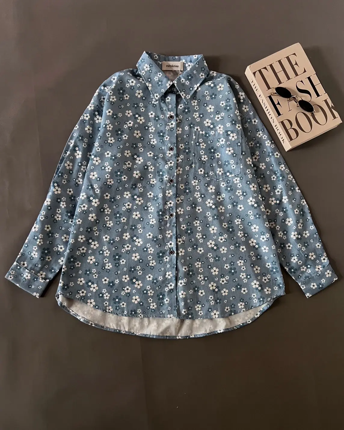 Jolina Denim Shirt Light Blue - Image 2