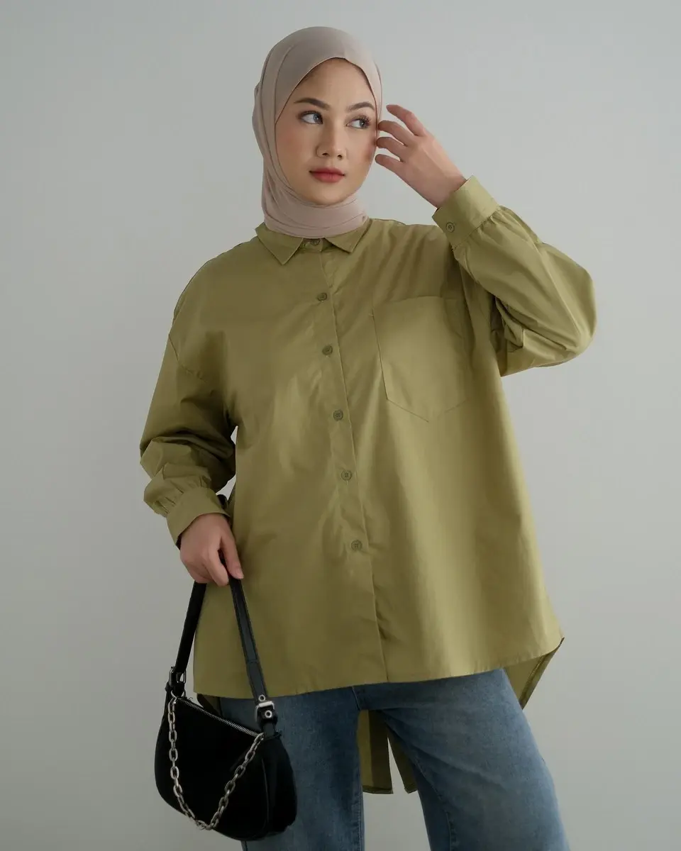 Namira Shirt Kode 70416 Sage Green
