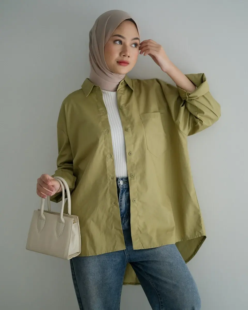 Namira Shirt Kode 70416 Sage Green - Image 2
