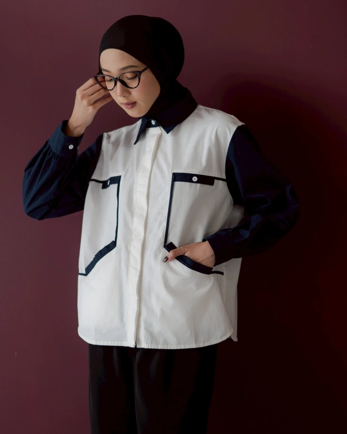 Alternative view of Marvie Shirt Navy