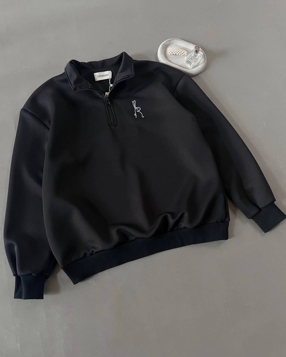 Alternative view of Mauri Zip Sweater Black