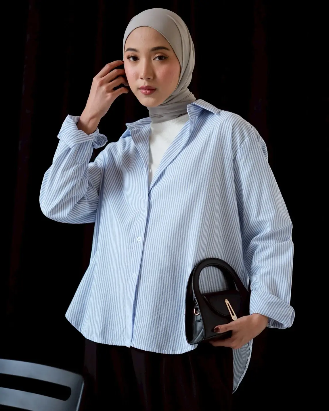 Mireva Stripe Shirt Blue