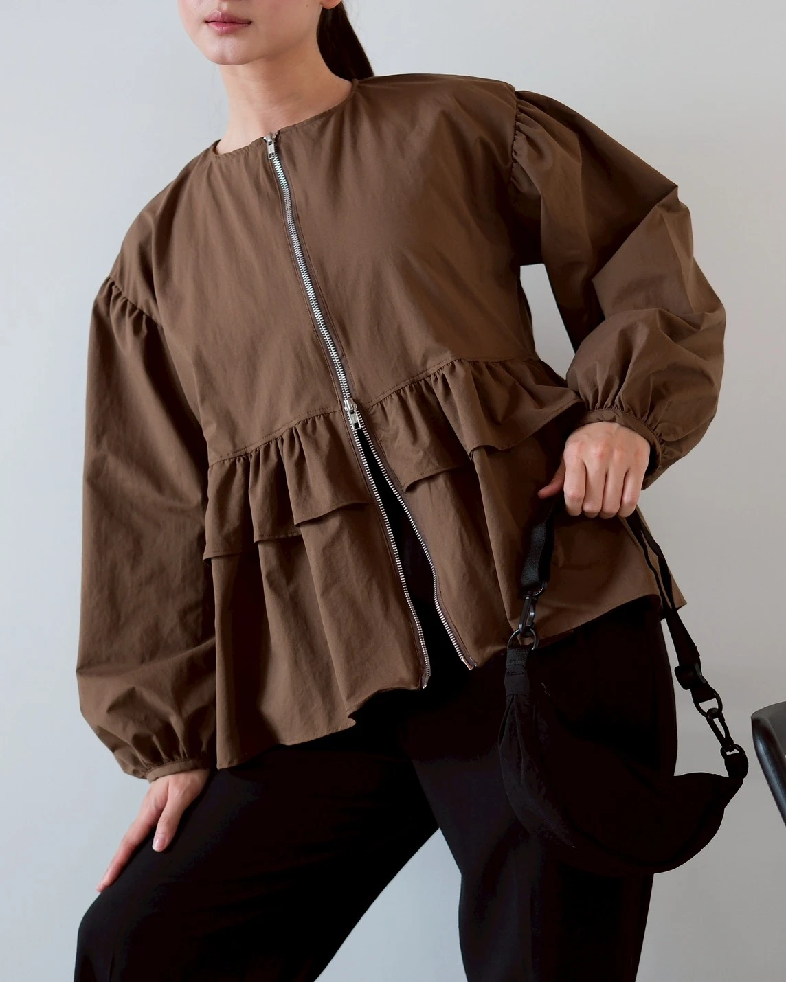 Alternative view of Misora Jacket Kode 25999 Coffee