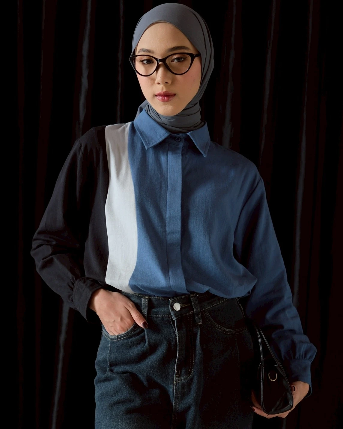 Nimni Shirt Blue Denim