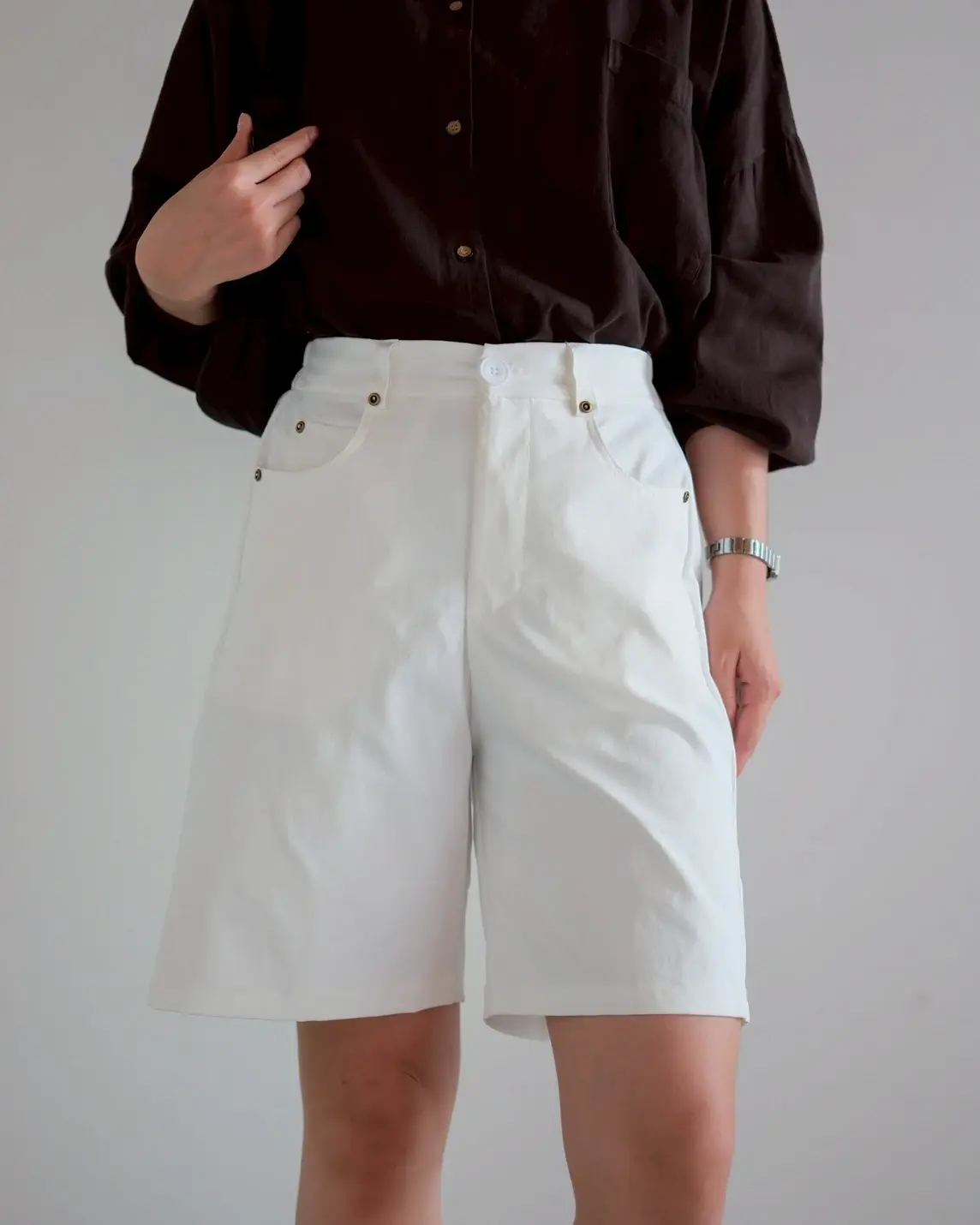 Alternative view of Ozelya Pants Kode N880 Broken White