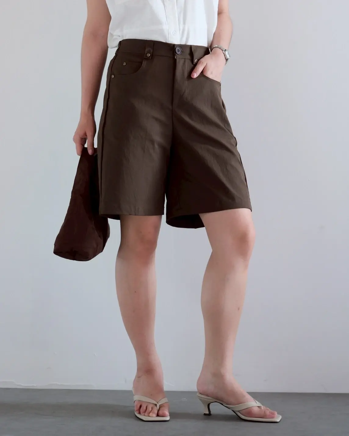 Alternative view of Ozelya Pants Kode N880 Coffee