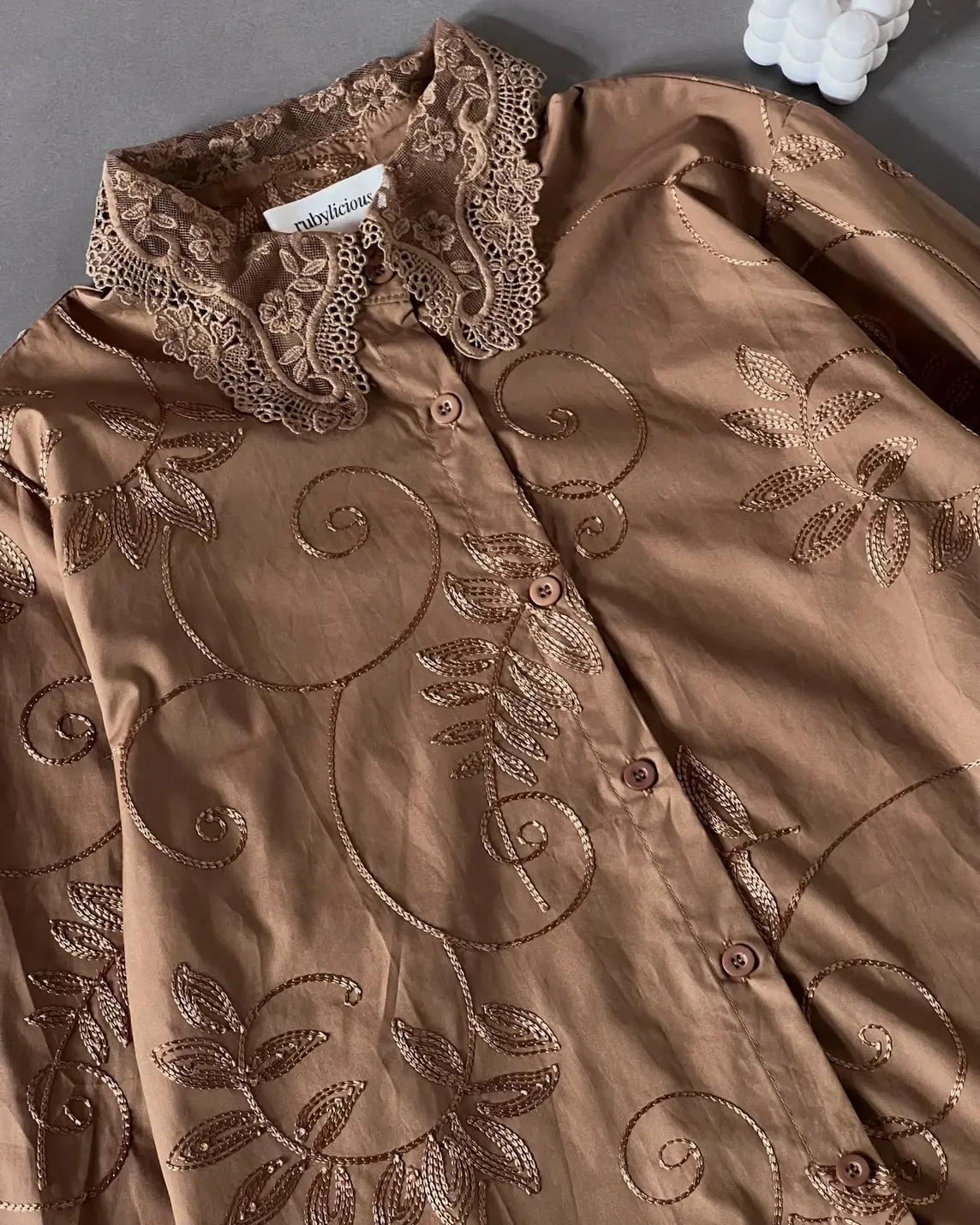 Alternative view of Pinola Shirt Kode 149M Brown