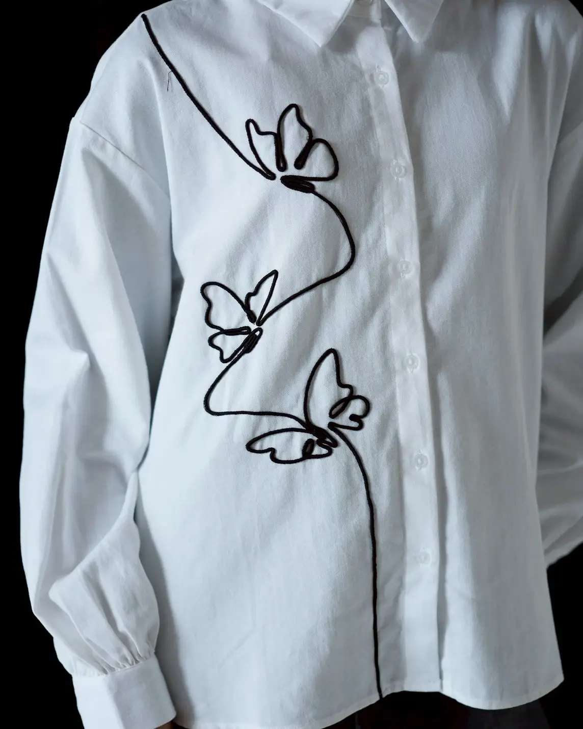 Alternative view of Papilon Shirt Kode 1489 Broken White